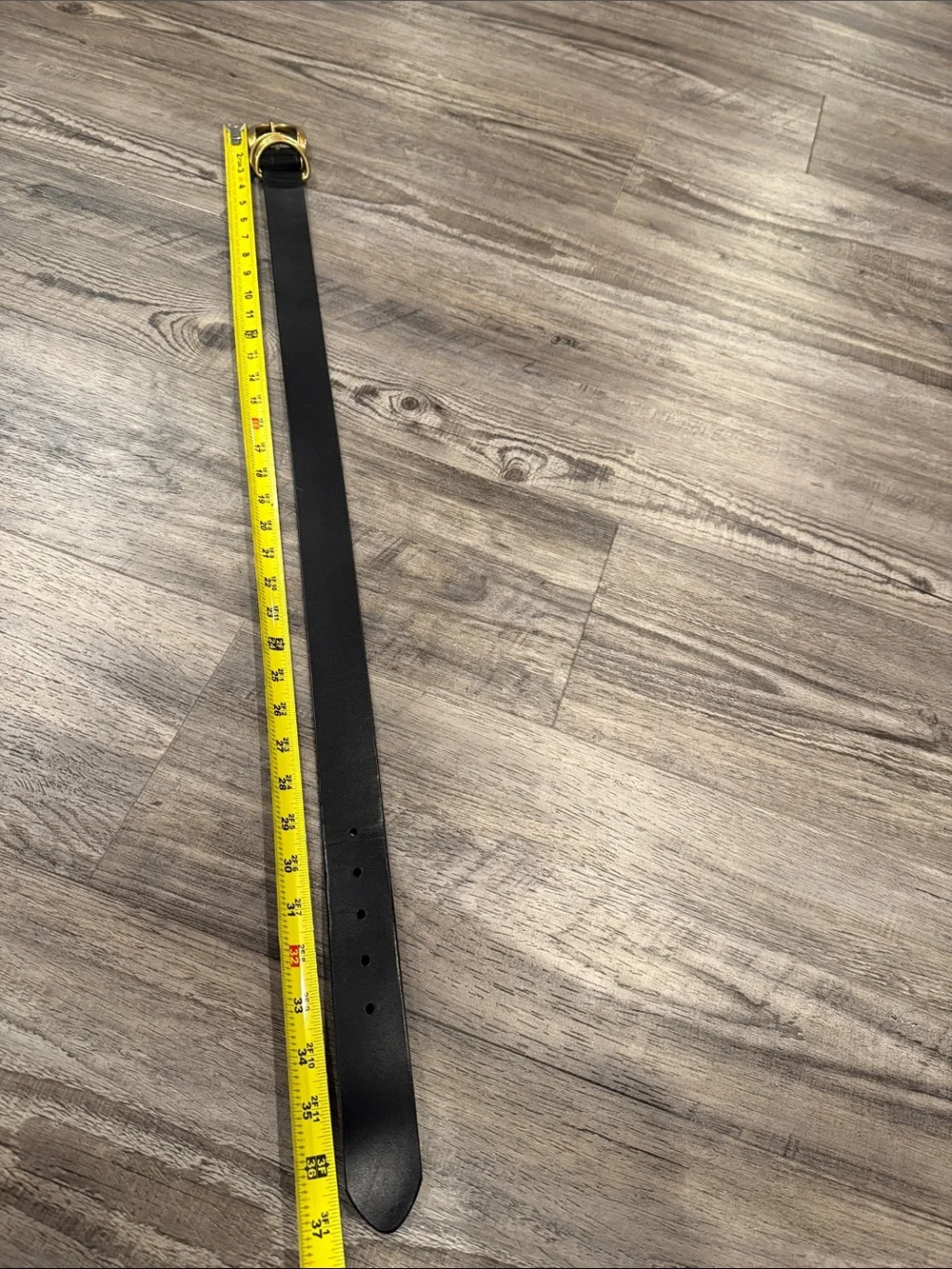 Anthropologie Multi Keeper Belt Black/Gold XS